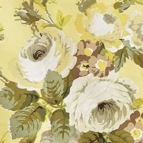 Autumn Roses Stone Green Lime