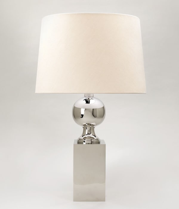 Woodville Table Lamp Nickel