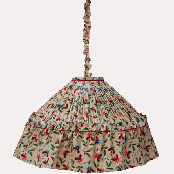 Decors Barbares Natacha Original Hanging Pendant with Ruched Flex Cover