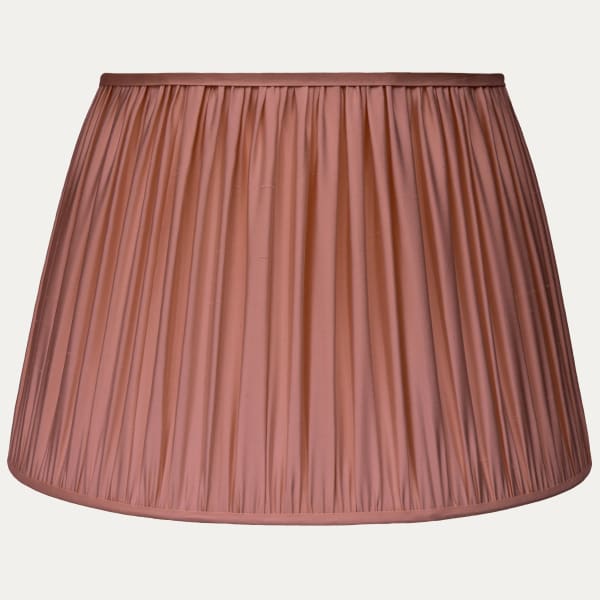 Douppion Paprika Silk Pembroke Lampshade