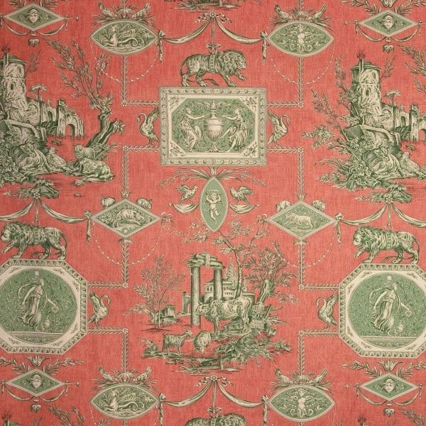 Les Muses Et Le Lion Vert Corail