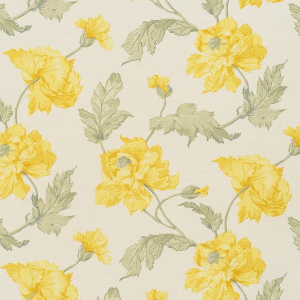 Poppy Green Yellow On Oyster