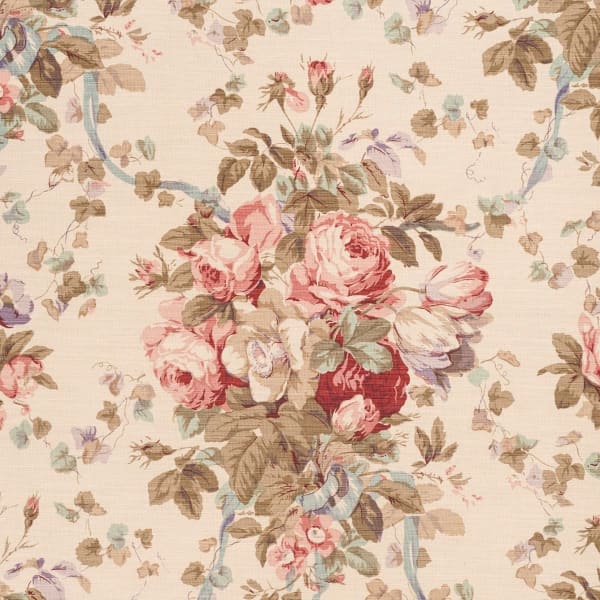 Roses Brown On Beige