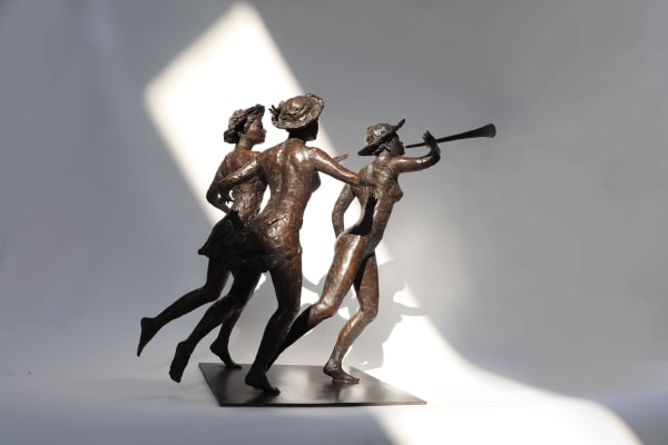 David Williams Ellis After The Party Bronze Sculpture