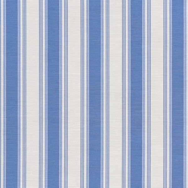 Pavillion Stripe Mid Blue On Oyster