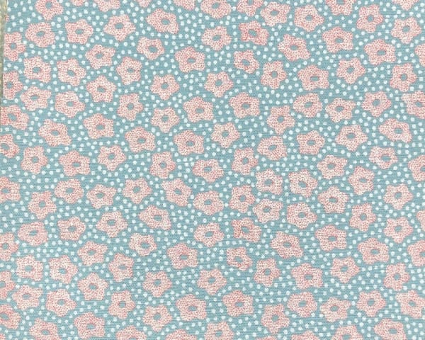 Rose Dots Blue Red