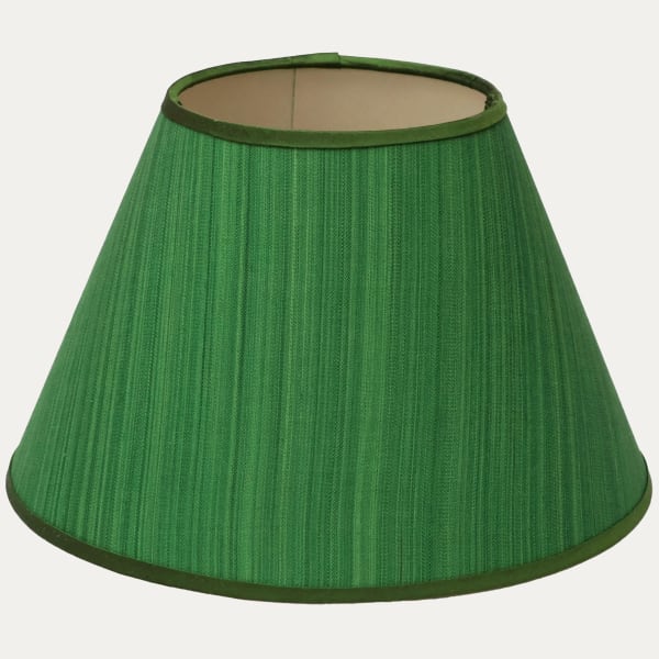 John Boyd Criollo Green Horsehair Lampshade with Silk Trim
