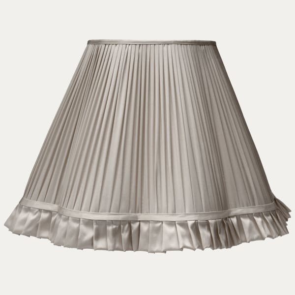 Douppion Thimble Silk Scallop Lampshade