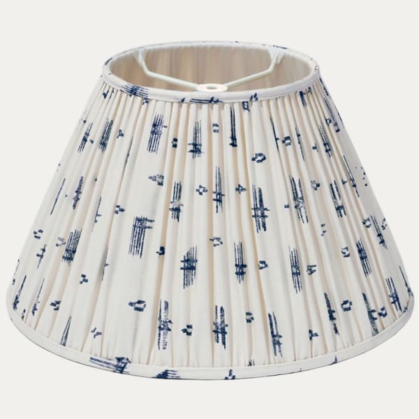 Robert Kime Adagio Linen Empire Lampshade with Silk Lining