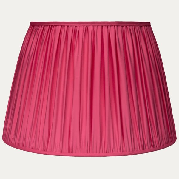 Douppion Bubblegum Silk Pembroke Lampshade