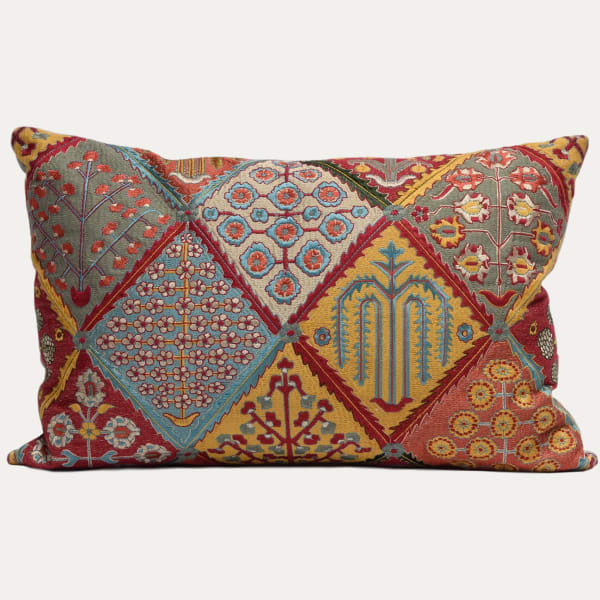 Pierre Frey Malatya Encens Embroidered Cushion