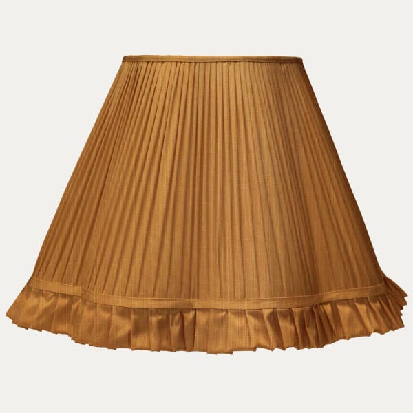 Apricot Monotones SFJ Silk Scallop Lampshade