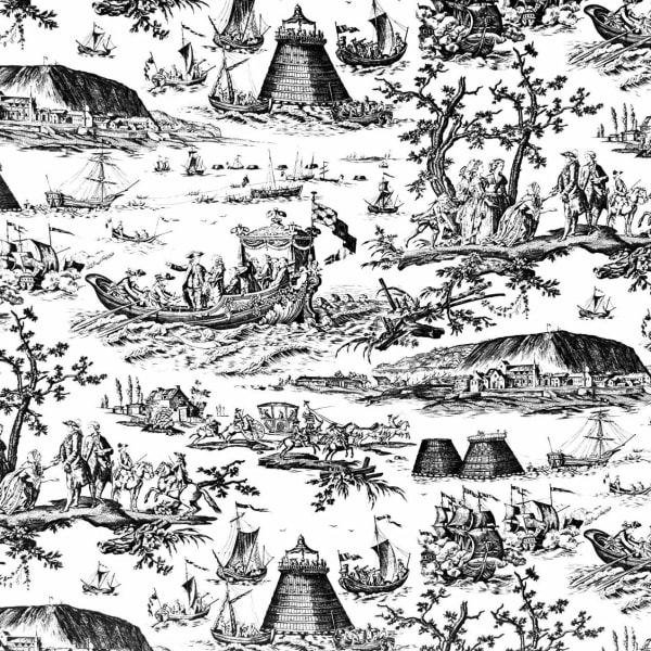 Canvas Navy Fete Light Black