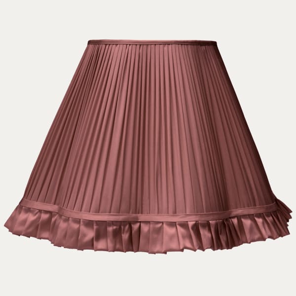 Douppion Incense Silk Scallop Lampshade