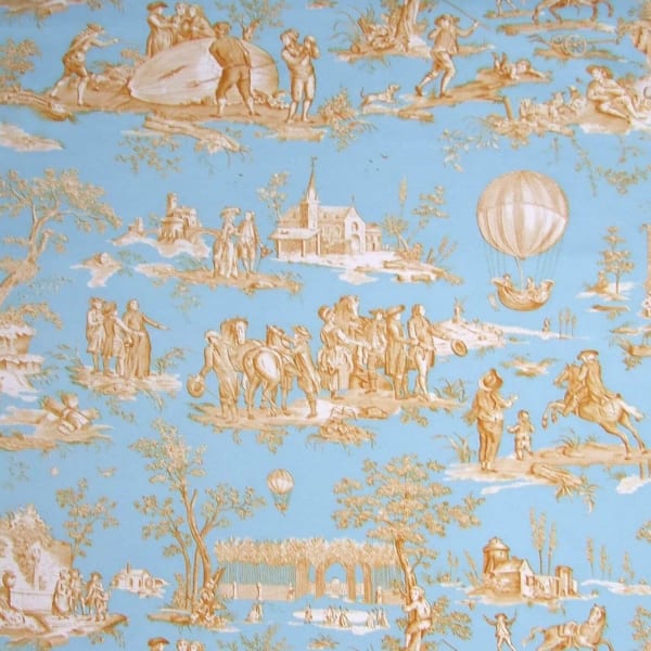 Canvas Ballon De Gonesse Turquoise Blue