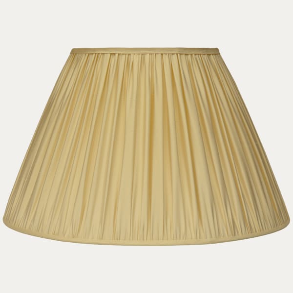 Pale Gold Taffetas Silk Empire Lampshade