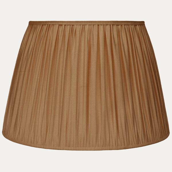 Caramel SFJ Silk Pembroke Lampshade