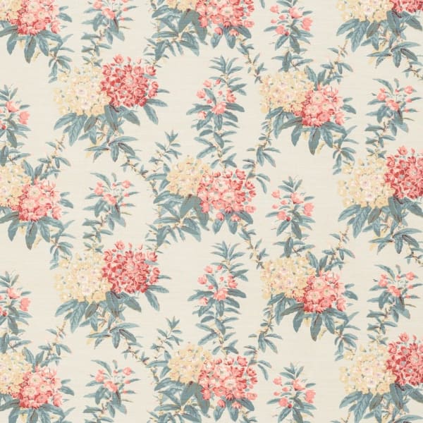 Oleander Stone Teal Pink On Oyster