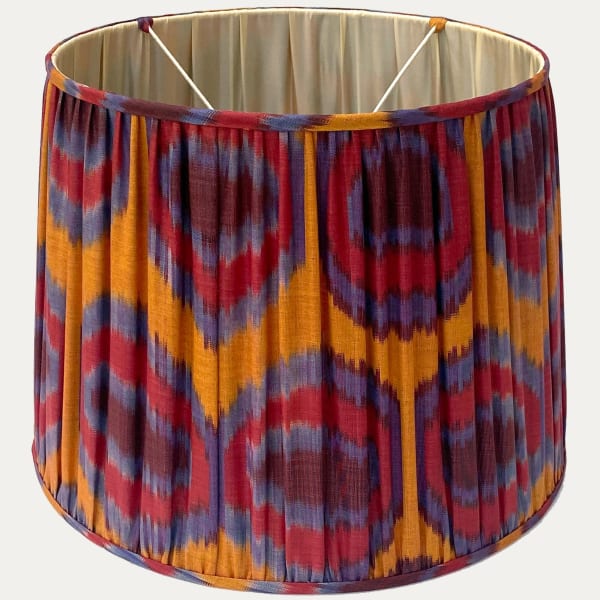 Bermingham & Co Hand-Woven Adras Ikat Lampshade