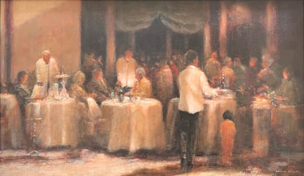 Late Lunch Venice by Lincoln Seligman