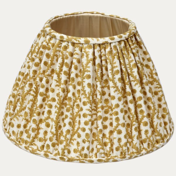 Nicky Haslam Waterberry Haystack Yellow Hand Sewn Empire Lampshade