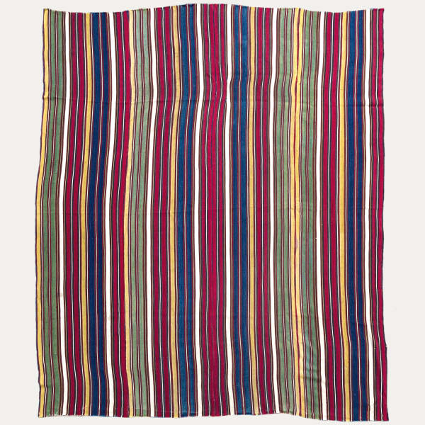 Shirvan Striped Silk Jajim of Exceptional Quality