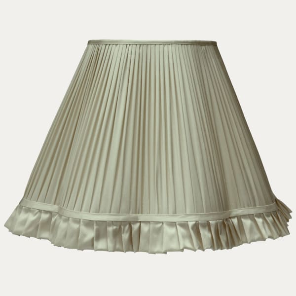 Jade Taffetas Silk Scallop Lampshade