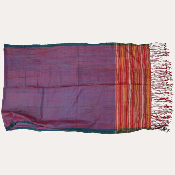 Antique Striped Textile Shot Silk