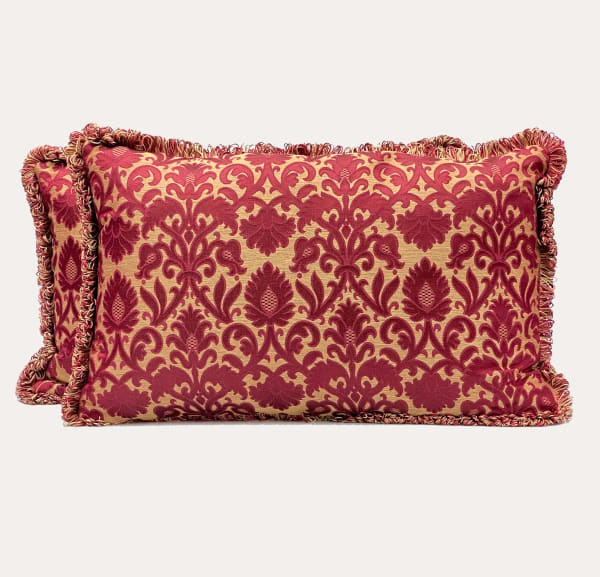 Luigi Bevilacqua Rinascimento Brocatelle Decorative Cushion handmade by Floren