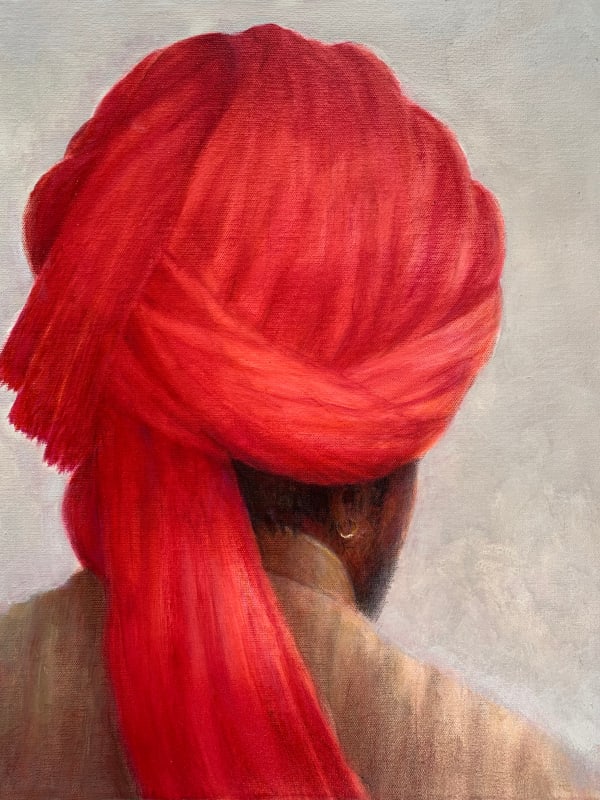 Red Turba, Ochre Jacket by Lincoln Seligman