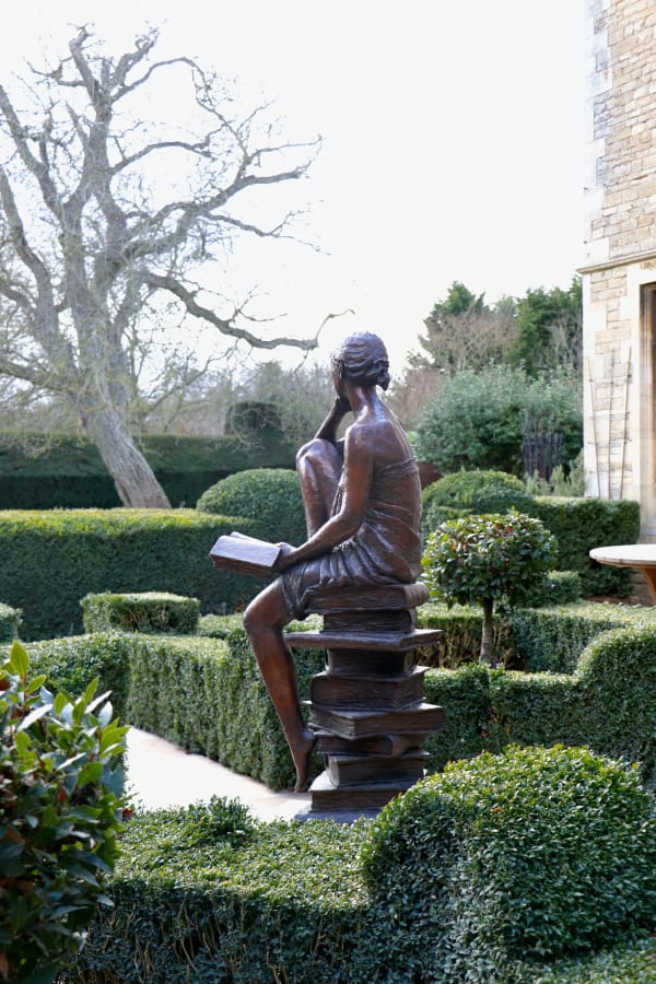 David Williams Ellis The Reader Bronze Sculpture