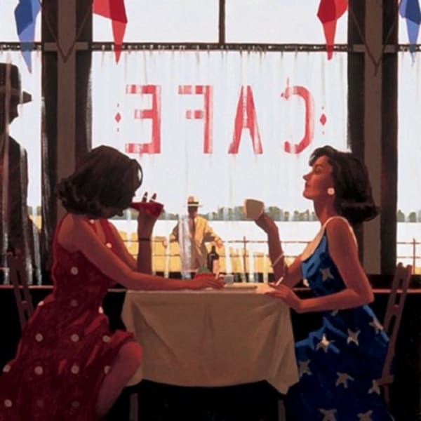 Jack Vettriano Cafe Days