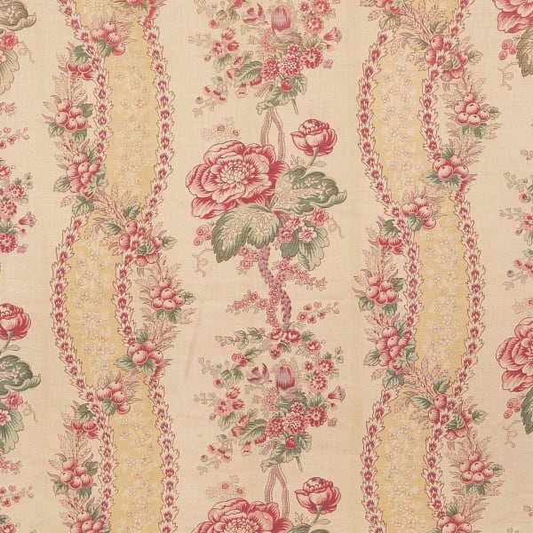 Paeony Twist Light Yellow On Beige