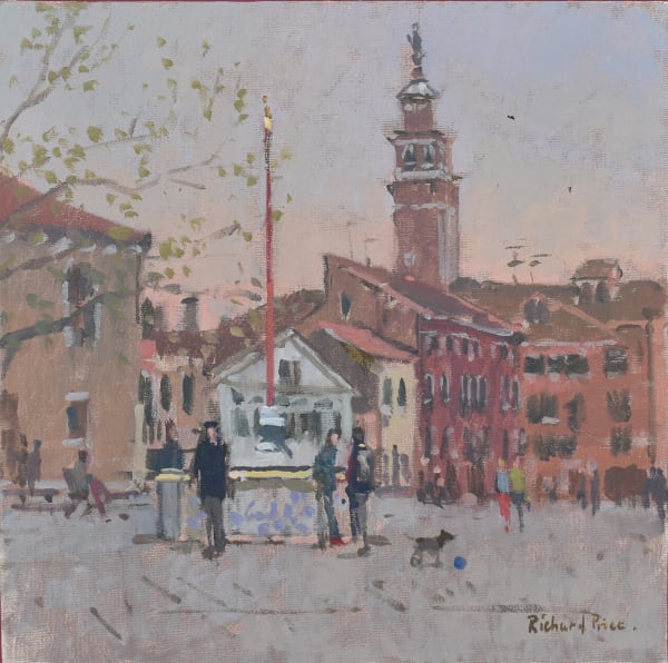 Meeting in the Square - Richard Price Artist