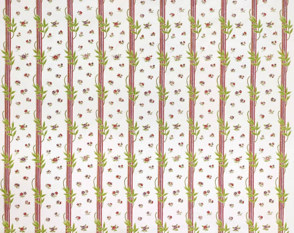 Percale Les Pampres Clair Rouge