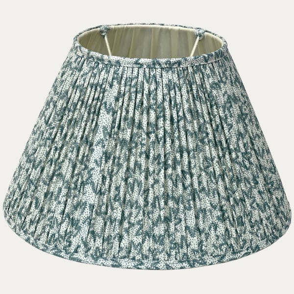 Warner Textile Archive Nathalie Grey Blue Lampshade