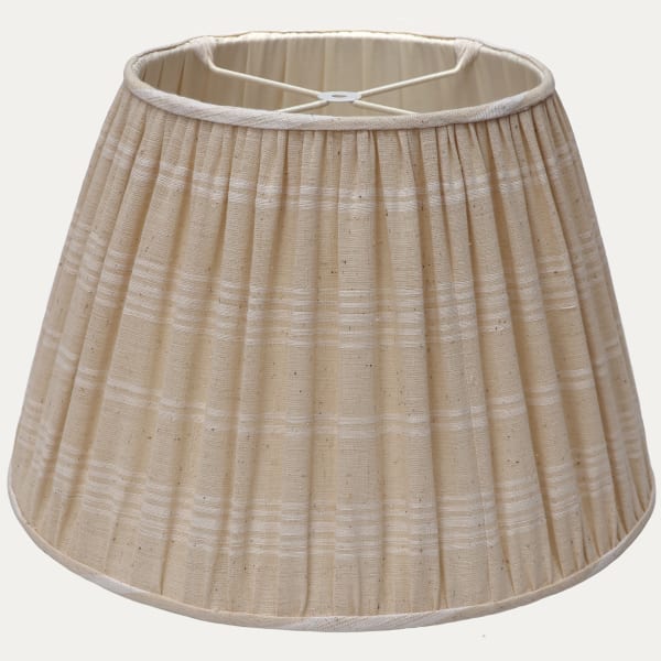 Antique Anatolian Striped Linen Handsewn Lampshade