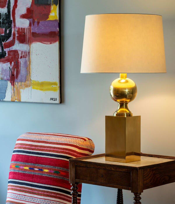 Woodville Table Lamp Brass