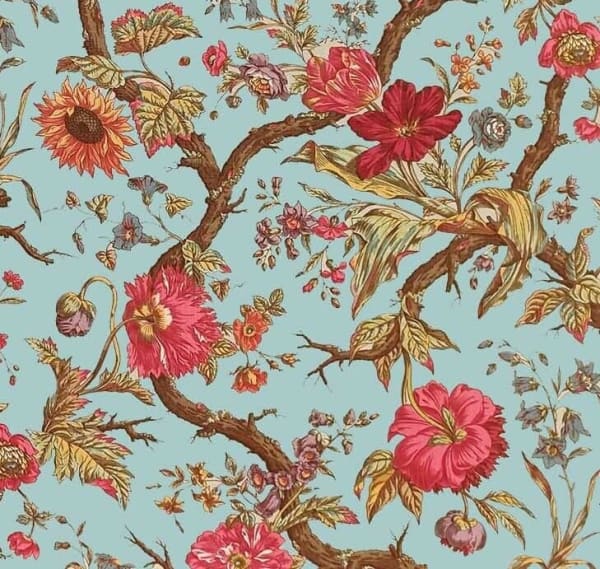 Flowering Tree Canvas Sky Multicolor