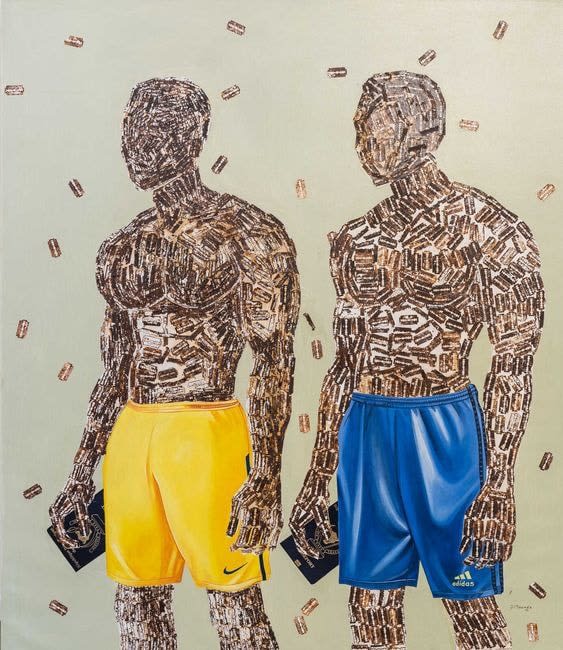 Joycenath Tshamala, File d'Attente 2, 2021