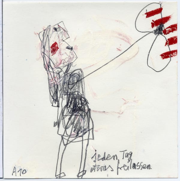 Alexandra Huber, jeden Tag etwas freilassen, 2010
