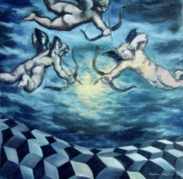 Edge of Shmaltz, 2000 Oil on canvas 120 x 120cm