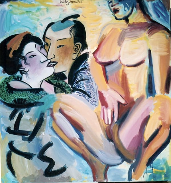 Sensori, 2003 Oil on canvas 170 x 160cm