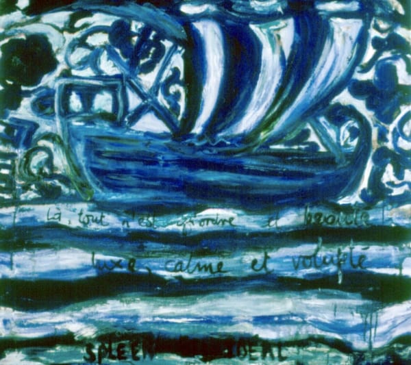Invitation au voyage, 1992 Oil on canvas 79 x 84cm