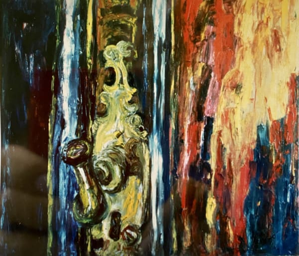 Handles, 1990 Oil on canvas 170 x 180cm