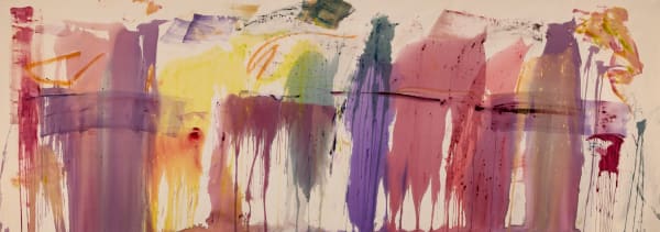 The True Deceiver, 2024 acrylic on canvas 61 x 176 in.