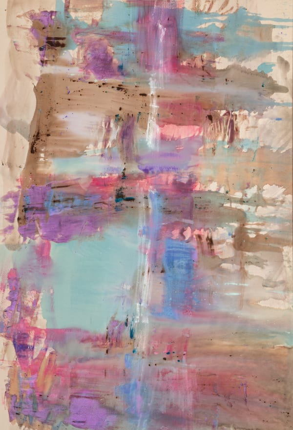 Arete, 2024 acrylic on canvas 81 x 47 in.