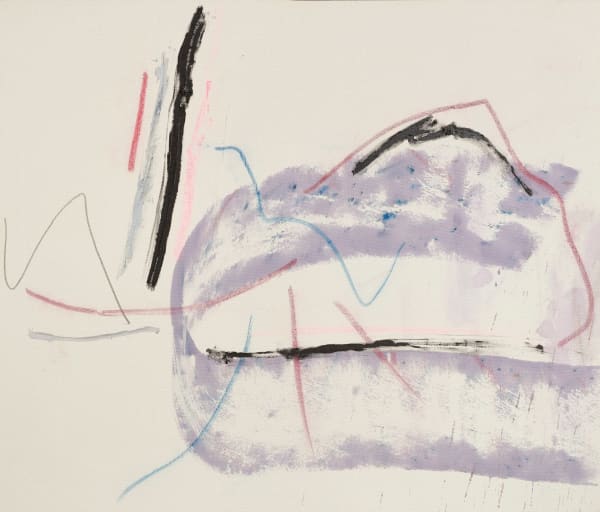 Night of the Iguana, 2015 acrylic on canvas 42 x 49 in.