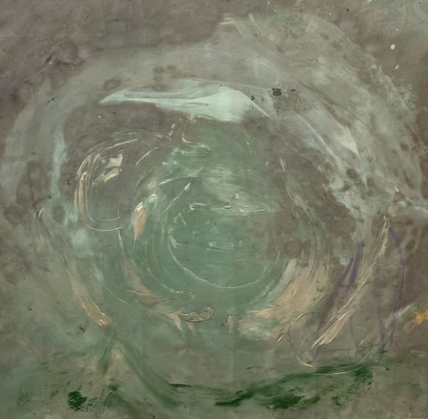 Orb, 2021 acrylic on canvas 55 x 58.5 in.