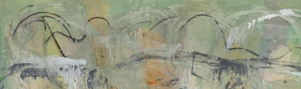 Akira, 1990 acrylic on canvas 71 x 219 in.